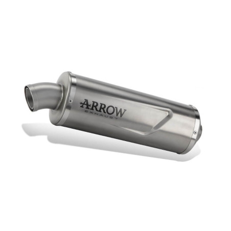 Silencieux Homologu Arrow Indy Race Evo Embout Inox Pour Transalp