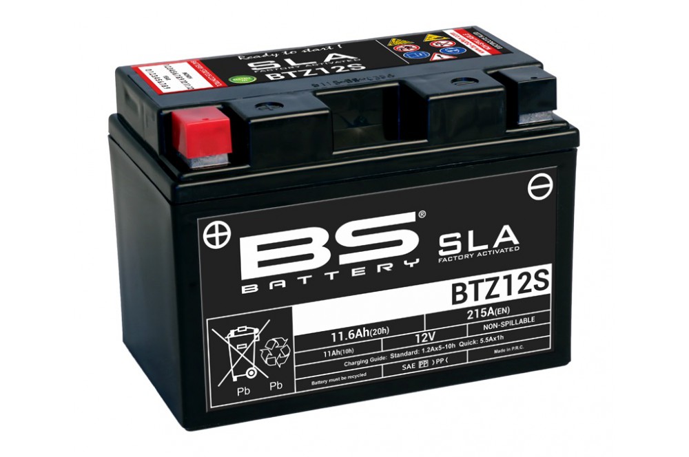 Batterie Moto BS BTZ12S SLA YTZ12S CTZ12S Street Moto Piece