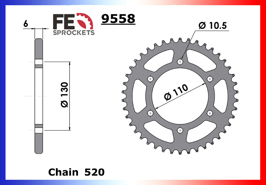 Kit Chaine Moto FE pour Kawasaki Versys 300 (17-21)