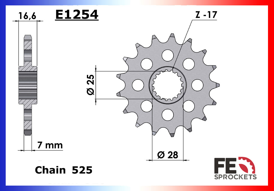 Kit Chaine Moto FE pour KTM Adventure 1090 (17-19)