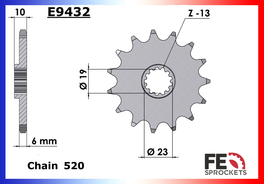 Kit Chaine Moto FE pour Suzuki DRZ 400 SM (05-08)