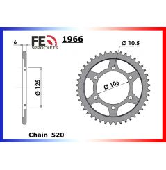 Kit Chaine Moto FE pour Triumph Street Twin 900 (16-21)