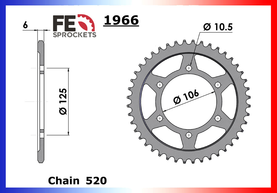 Kit Chaine Moto FE pour Triumph Street Twin 900 (16-21)