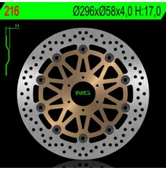 Disque de Frein Avant NG Brake pour Honda CB400 (82-88) 216