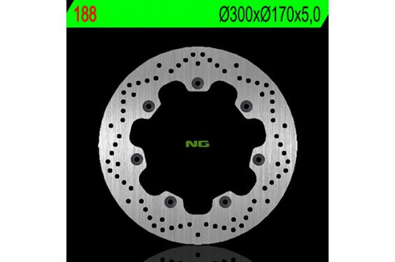 Disque de Frein Moto NG Brake Avant pour Kawasaki EN 450 (86-89) 188