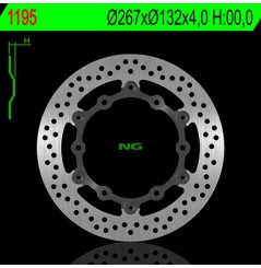 Disque de Frein Moto NG Brake Avant pour Yamaha  FZX 750 R Fazer (86-98) 1195