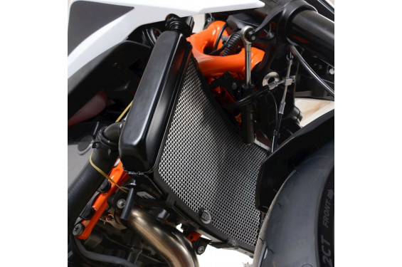 Protection de Radiateur Alu (Titane) R&G pour KTM 890 Duke R (20-24)