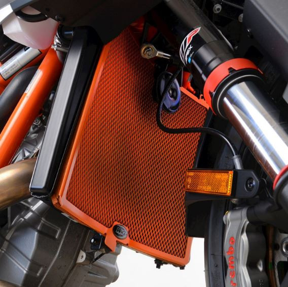 Protection de Radiateur Alu Orange R&G pour KTM 1290 Super Duke R (20-24) - RAD0255OR