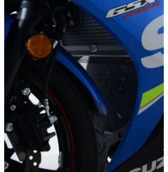 Protection de Radiateur Alu Bleu R&G pour Suzuki GSX-R 250 (17-20) - RAD0223DKBLUE