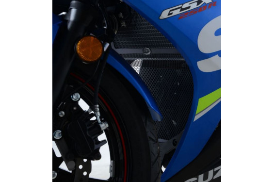 Protection de Radiateur Alu Bleu R&G pour Suzuki GSX-R 250 (17-20) - RAD0223DKBLUE