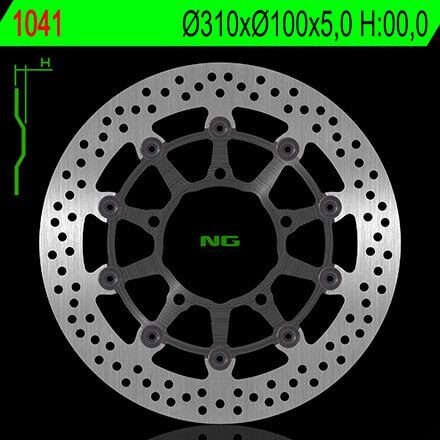 Disque de Frein Avant NG Brake pour Suzuki Intruder 1800 (14-17) 1041