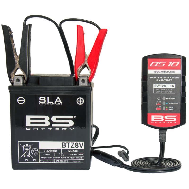 Chargeur de Batterie BS intelligent BS10 - Acide et Lithium - 6V