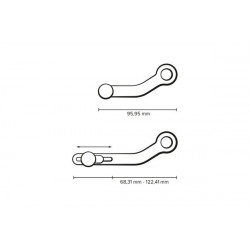 Sélecteur de Vitesse réglable SW-Motech pour Ducati SuperSport 939 (16-20)