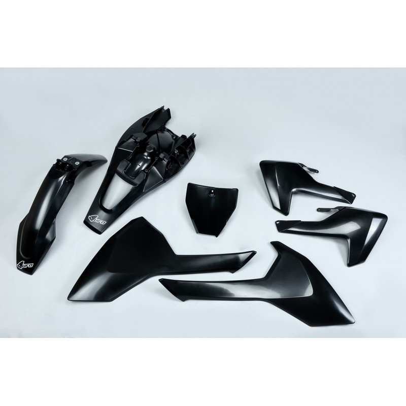 Kit Plastique UFO Noir pour Moto Husqvarna TC85 (18-22)