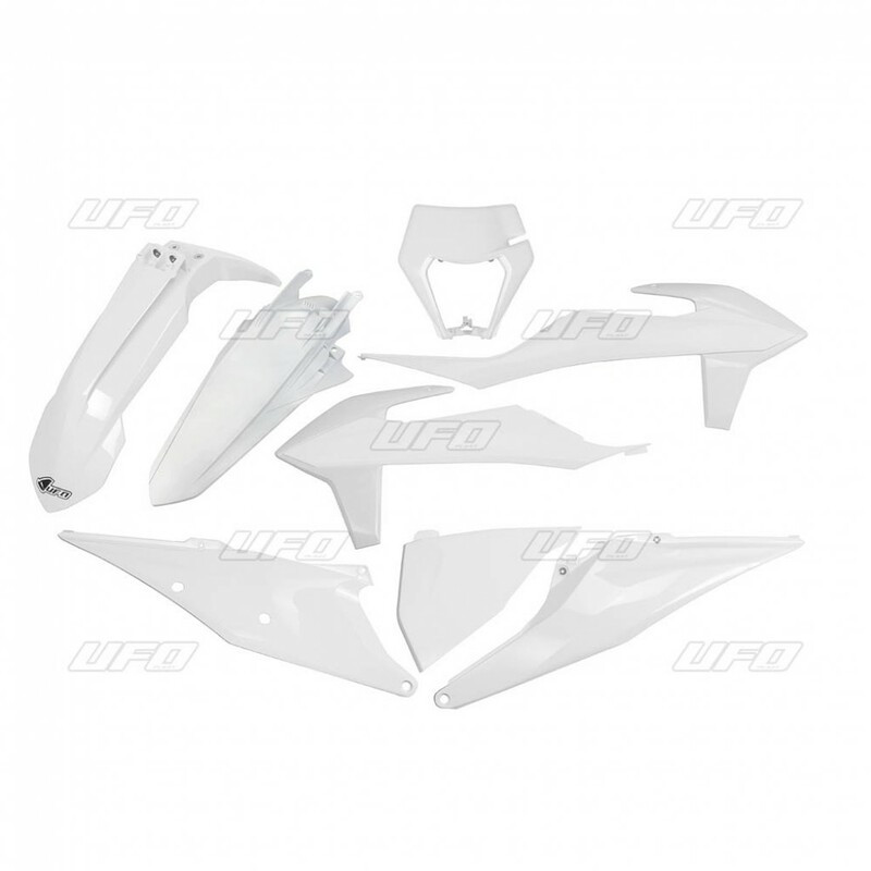 Kit Plastique UFO Blanc pour Moto KTM EXC300 (20-22)