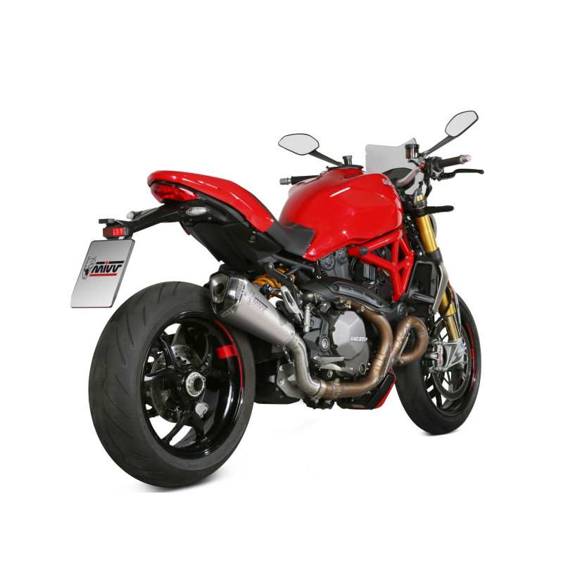 Silencieux MIVV Delta Race pour Ducati Monster 1200 (17-21) - D.041.LDRX