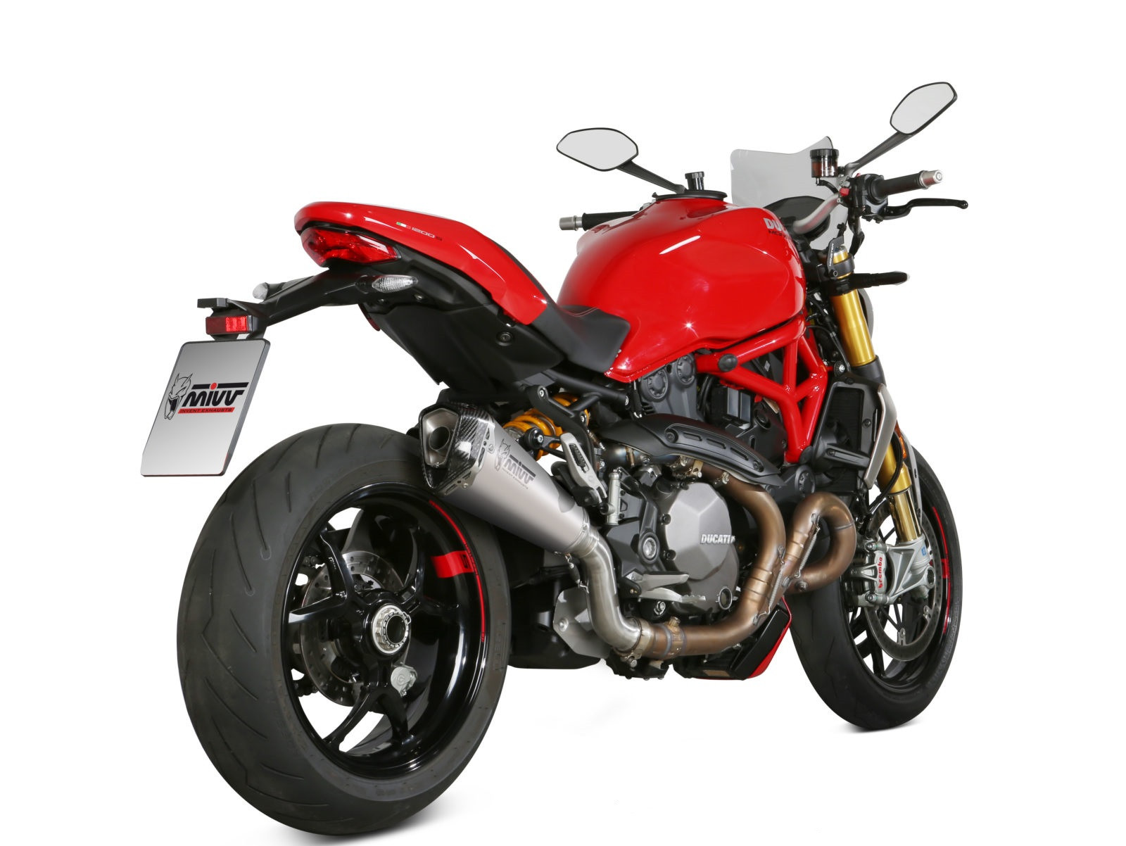 Silencieux MIVV Delta Race pour Ducati Monster 1200 (17-21) - D.041.LDRX