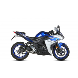 Ligne d'Échappement "Non Homologué" MIVV MK3 pour Yamaha YZF-R3 (15-24)