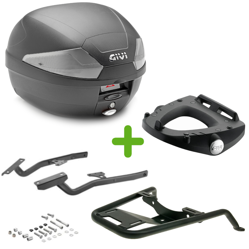 Pack Givi Monolock Top Case + Support pour KTM Duke 390 (13-16)