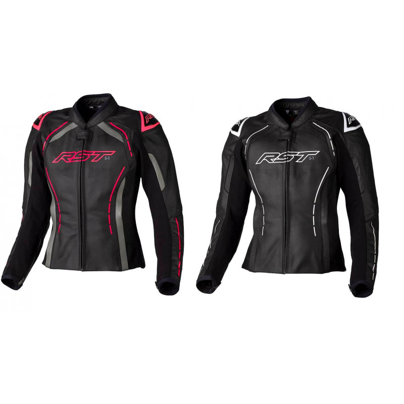 Blouson Moto Cuir Femme RST S1 CE