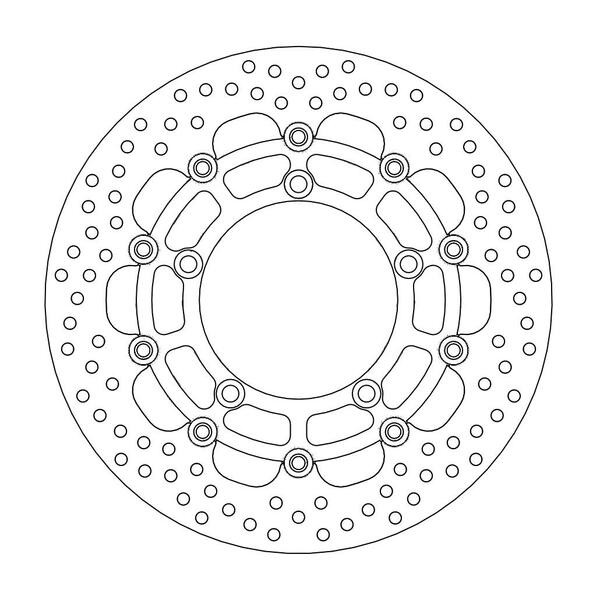 Disque de frein Avant Moto-Master Halo pour GSX-R 1300 Hayabusa (08-17) - 112128