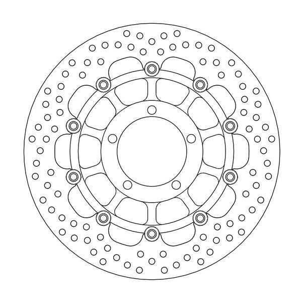 Disque de frein Avant Moto-Master Halo pour Daytona 675 (06-12) - 113128