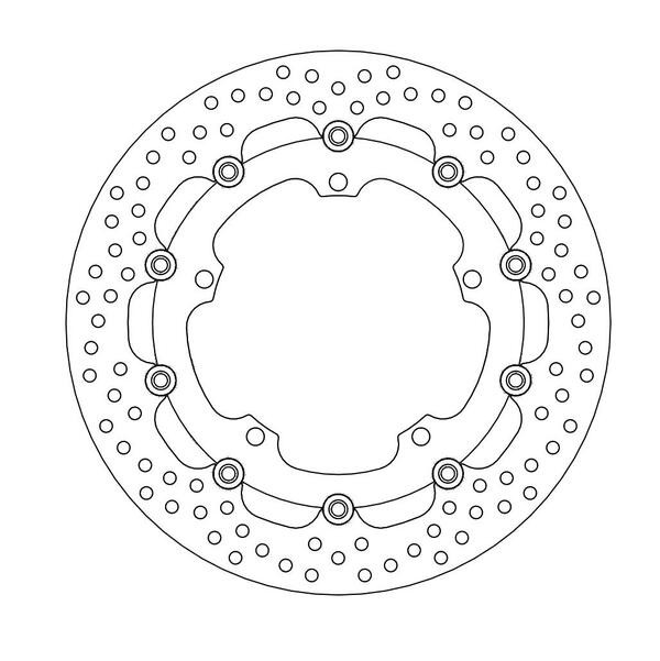 Disque de frein Avant Moto-Master Halo pour Sprint GT 1050 (10-13) - 112154