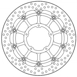 Disque de frein Avant Moto-Master Halo pour CBR 1000 RR-R (20-22) - 113229