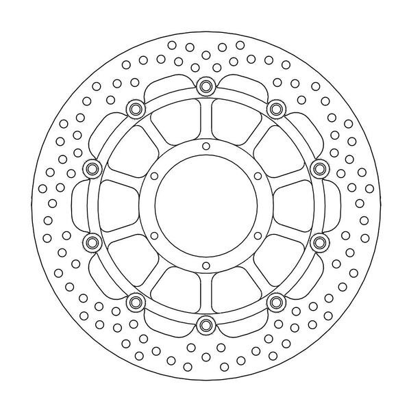Disque de frein Avant Moto-Master Halo pour VTR 1000 SP1 (00-01) - 113113