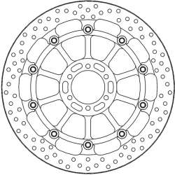 Disque de frein Avant Moto-Master Halo Racing pour Dorsoduro 750 Factory (10-13) - 113155