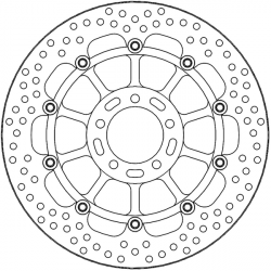 Disque de frein Avant Moto-Master Halo Racing pour Monster 821 (14-21) - 113166