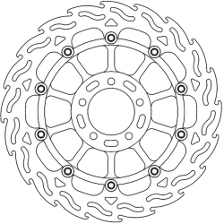 Disque de Frein Avant Droit Moto-Master Flame Racing pour Supersport 939 (2020) - 113154