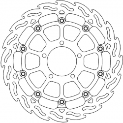 Disque de Frein Avant Gauche Moto-Master Flame Racing pour 1198 S (2009) - 113239
