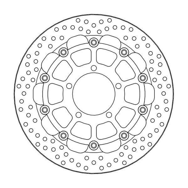 Disque de frein Avant Moto-Master Halo Racing pour CBR 1000 RR (08-16) - 113158