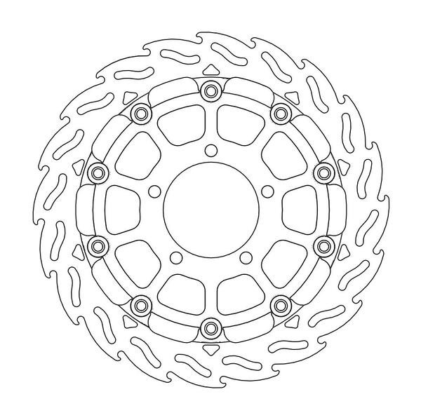 Disque de Frein Avant Droit Moto-Master Flame Racing pour Versys 1000 (12-14) - 112091