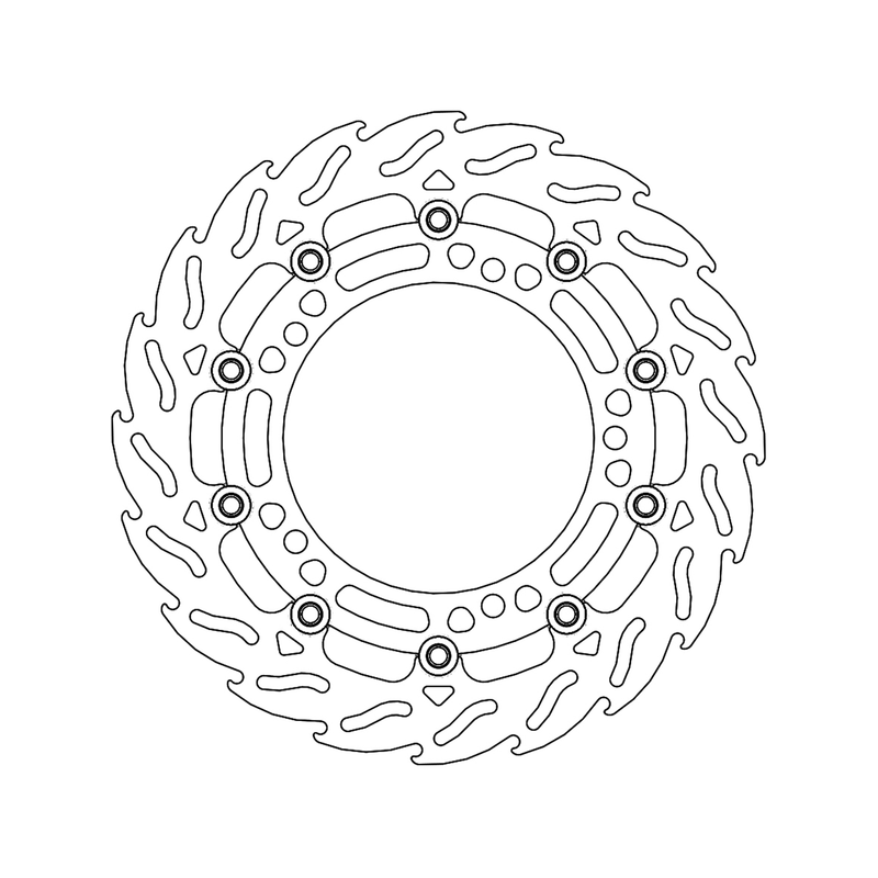 Disque de Frein Avant Gauche Moto-Master Flame Racing pour Z 900 RS (18-23) - 112282
