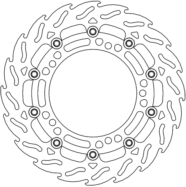 Disque de Frein Avant Gauche Moto-Master Flame Racing pour Z 900 RS (18-23) - 112282
