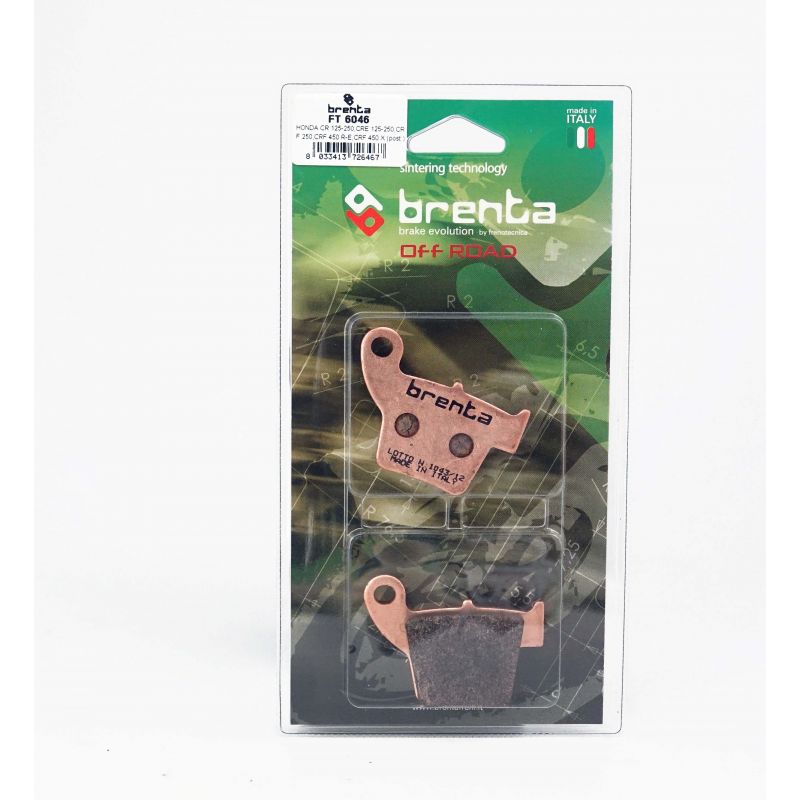 Plaquette de frein arrière moto Brenta FT 6046 Off Road