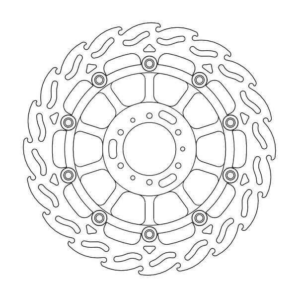 Disque de frein Avant Gauche Moto-Master Flame pour Crossrunner 800 (11-14) - 113011