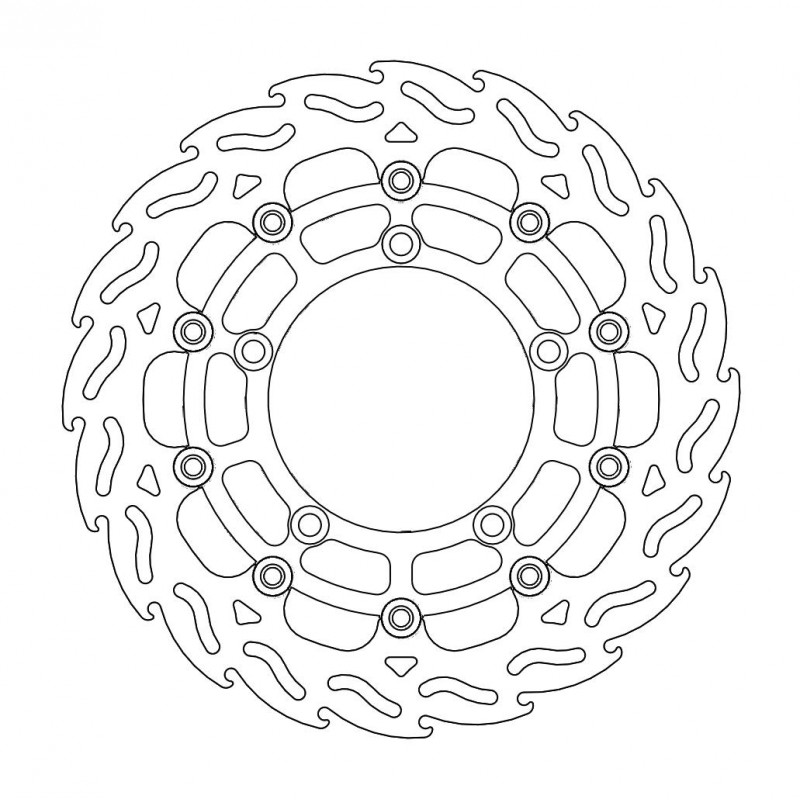 Disque de frein Avant Droit Moto-Master Flame pour GSX 1250 F (10-17) - 112060