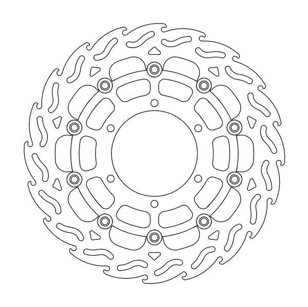 Disque de frein Avant Gauche Moto-Master Flame pour GSX-R 1000 (15-16) - 112068
