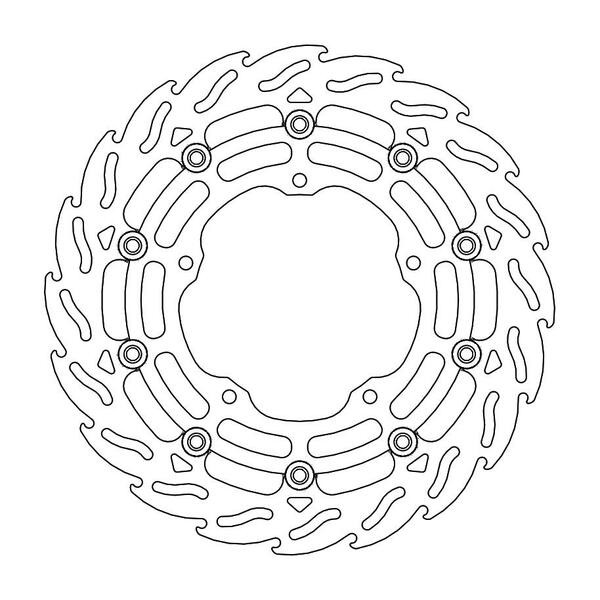 Disque de frein Avant Gauche Moto-Master Flame pour MT-10 (16-24) - 112242