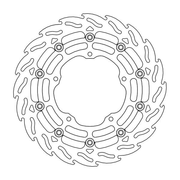 Disque de frein Avant Droit Moto-Master Flame pour MT-10 (16-24) - 112243