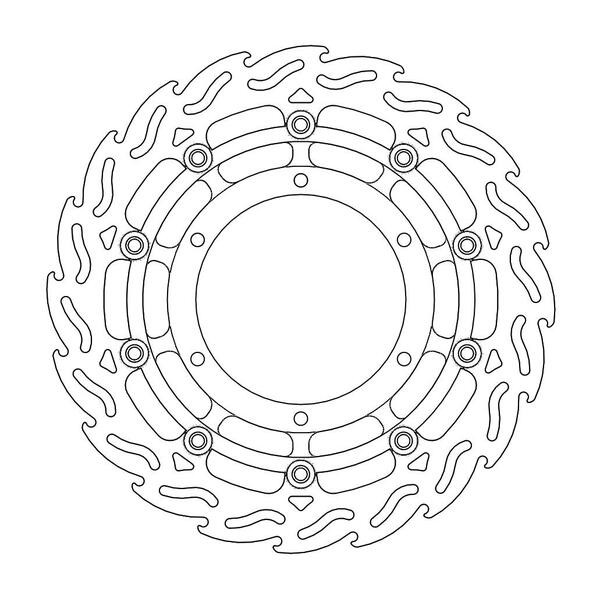 Disque de frein Avant Moto-Master Flame pour XT 660 X (04-16) - 113050