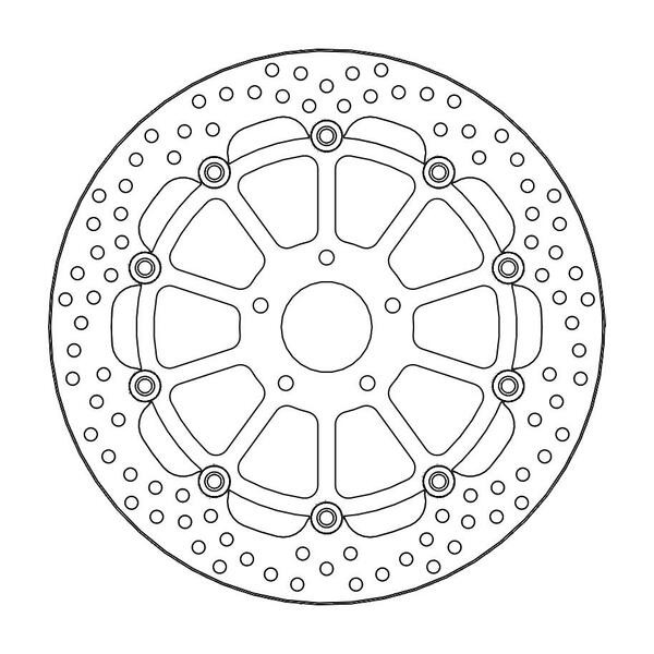 Disque de frein Avant Moto-Master Halo Racing pour 1290 SuperDuke (14-24) - 112225