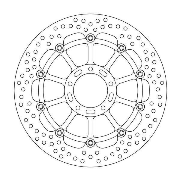 Disque de frein Avant Moto-Master Halo pour Hyperstrada 821 (13-15) - 113138
