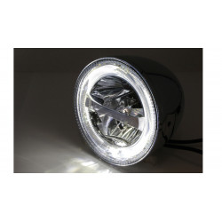 Phare à Leds moto Highsider CIRCLE homologué