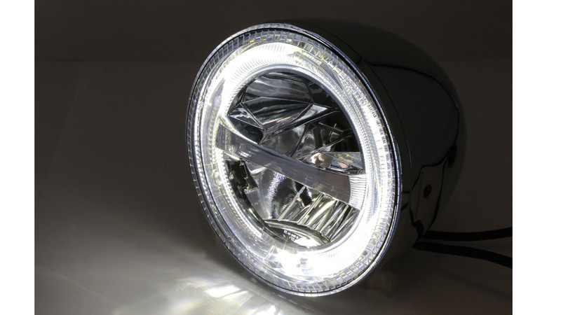 Phare à Leds moto Highsider CIRCLE homologué