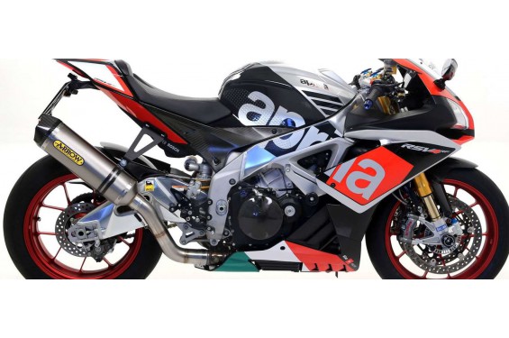 Silencieux Homologué ARROW Race-Tech pour Aprilia RSV4 RR / RF (15-16)