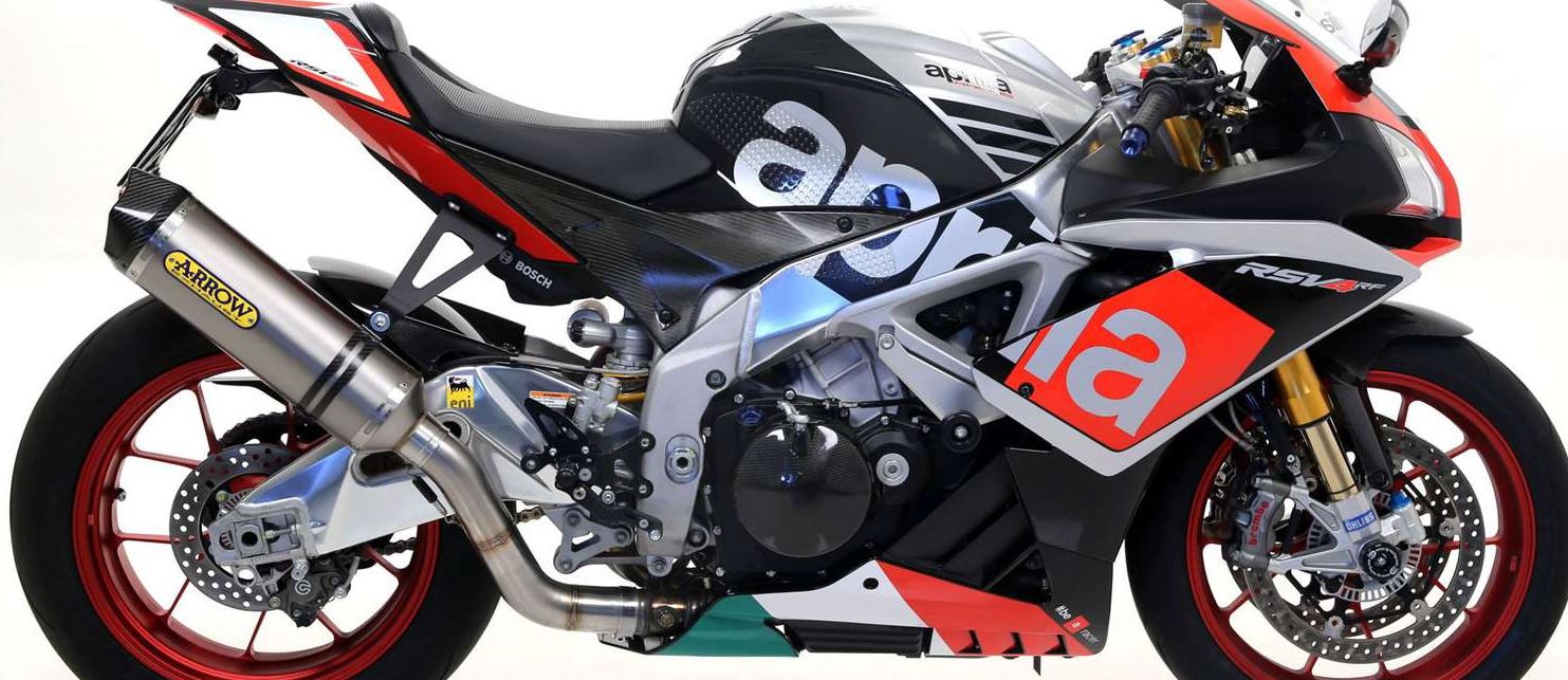 Silencieux Homologué ARROW Race-Tech pour Aprilia RSV4 RR / RF (15-16)